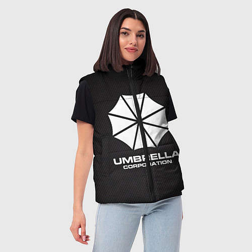 Женский жилет Umbrella Corporation / 3D-Красный – фото 3
