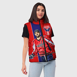 Женский жилет Ovechkin Capitals, цвет: 3D-светло-серый — фото 2