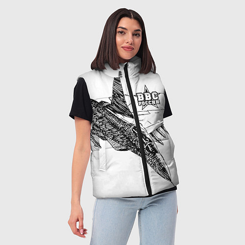 Женский жилет ВВС России / 3D-Черный – фото 3