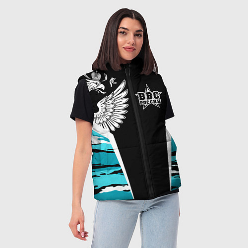 Женский жилет ВВС России Камуфляж / 3D-Черный – фото 3