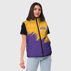 Женский жилет LA LAKERS, цвет: 3D-черный — фото 2