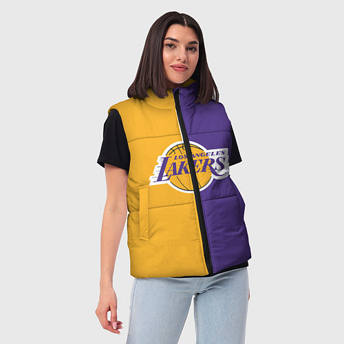 Женский жилет LA LAKERS / 3D-Черный – фото 3