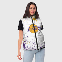 Женский жилет LA LAKERS, цвет: 3D-светло-серый — фото 2