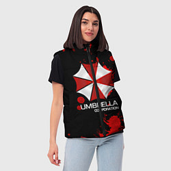 Женский жилет UMBRELLA CORP, цвет: 3D-красный — фото 2