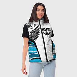 Женский жилет ВМФ России камуфляж, цвет: 3D-черный — фото 2