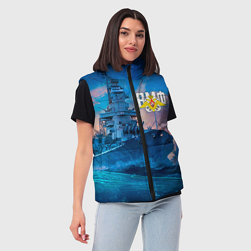 Женский жилет ВМФ / 3D-Черный – фото 3