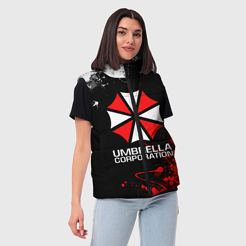 Женский жилет UMBRELLA CORPORATION / 3D-Красный – фото 3