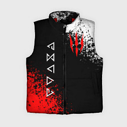 Женский жилет THE WITCHER, цвет: 3D-красный