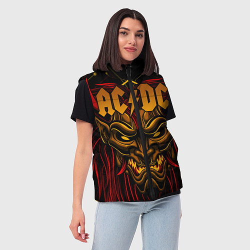 Женский жилет ACDC / 3D-Светло-серый – фото 3