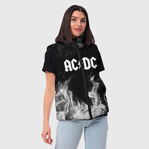 Женский жилет AC DC / 3D-Красный – фото 3