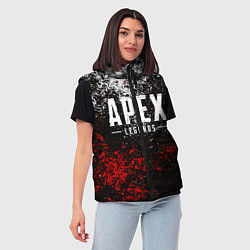 Женский жилет APEX LEGENDS, цвет: 3D-черный — фото 2