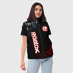 Женский жилет ROBLOX, цвет: 3D-черный — фото 2