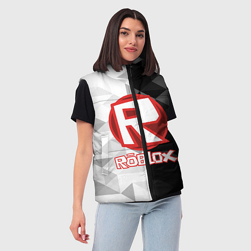 Женский жилет ROBLOX / 3D-Светло-серый – фото 3