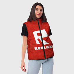 Женский жилет Roblox, цвет: 3D-светло-серый — фото 2