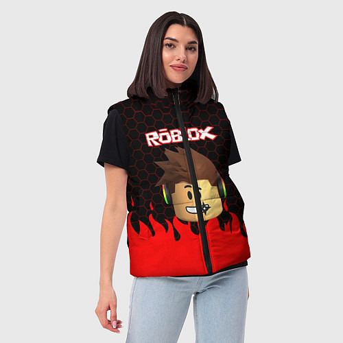 Женский жилет ROBLOX / 3D-Черный – фото 3