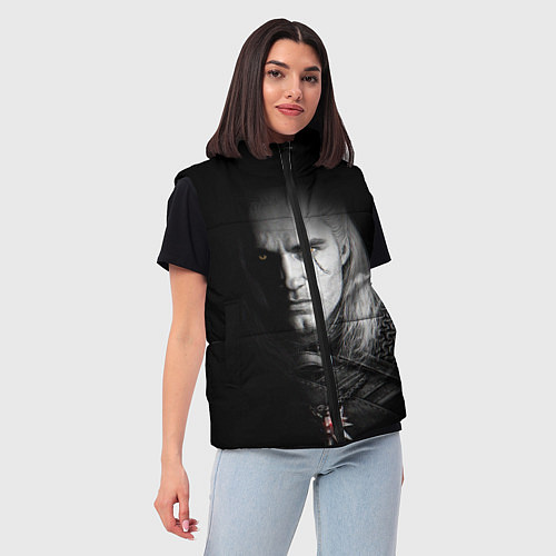 Женский жилет Ведьмак / 3D-Красный – фото 3