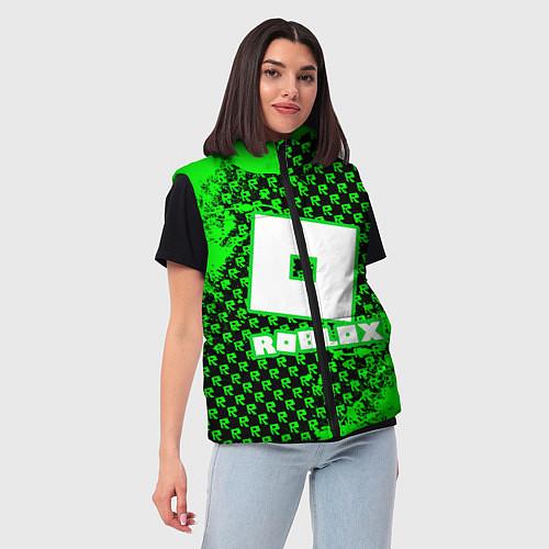 Женский жилет Roblox / 3D-Светло-серый – фото 3