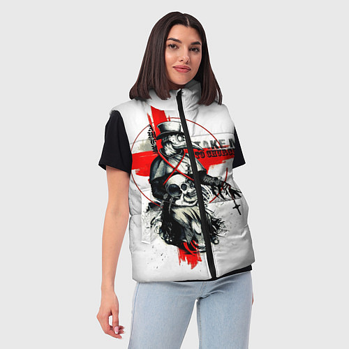 Женский жилет Чумной доктор / 3D-Черный – фото 3