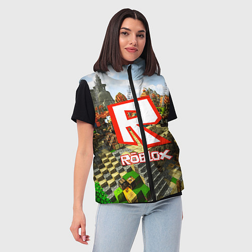 Женский жилет ROBLOX / 3D-Черный – фото 3