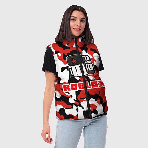 Женский жилет ROBLOX / 3D-Красный – фото 3