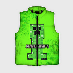 Женский жилет MINECRAFT, цвет: 3D-черный