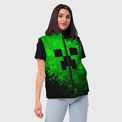 Женский жилет MINECRAFT, цвет: 3D-черный — фото 2