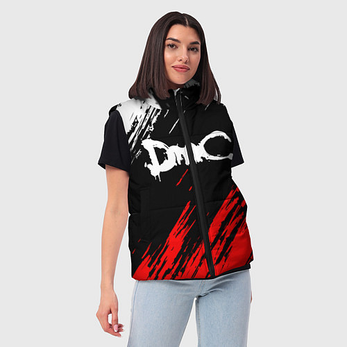 Женский жилет DEVIL MAY CRY DMC / 3D-Светло-серый – фото 3
