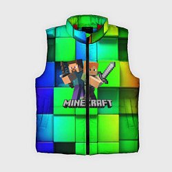 Женский жилет MINECRAFT, цвет: 3D-красный
