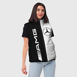 Женский жилет MERCEDES AMG, цвет: 3D-черный — фото 2