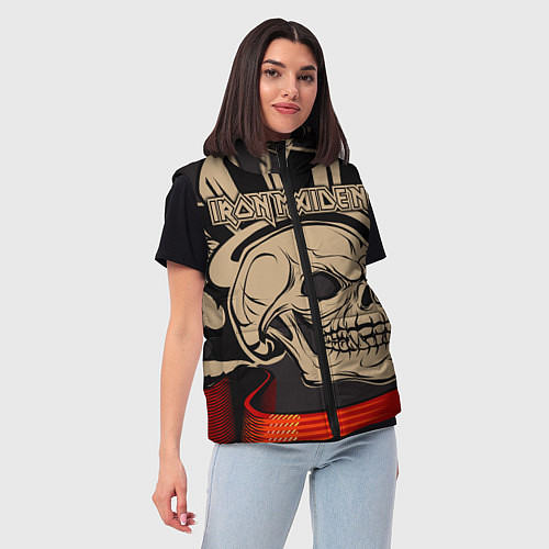 Женский жилет Iron Maiden / 3D-Красный – фото 3
