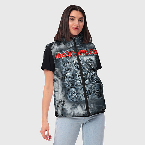 Женский жилет Iron Maiden / 3D-Черный – фото 3