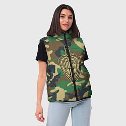 Женский жилет Пограничные Войска, цвет: 3D-черный — фото 2