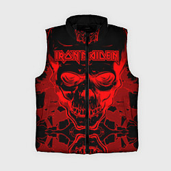 Женский жилет Iron Maiden, цвет: 3D-черный