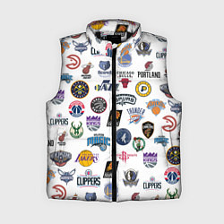 Женский жилет NBA Pattern, цвет: 3D-черный