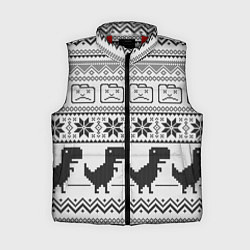 Женский жилет Свитер с T-rex'ами