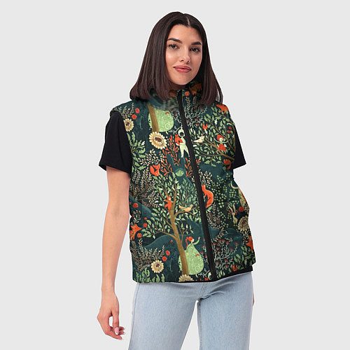 Женский жилет Abstraction Pattern / 3D-Красный – фото 3