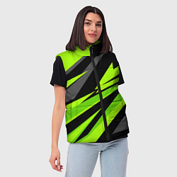 Женский жилет Форма для фитнеса, цвет: 3D-светло-серый — фото 2