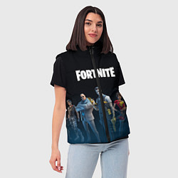 Женский жилет FORTNITE 2 СЕЗОН ГЛАВА 2, цвет: 3D-красный — фото 2
