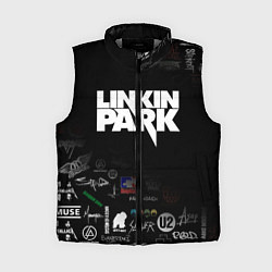Женский жилет LINKIN PARK, цвет: 3D-светло-серый