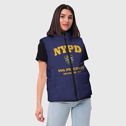Женский жилет Бруклин 9-9 департамент NYPD, цвет: 3D-черный — фото 2