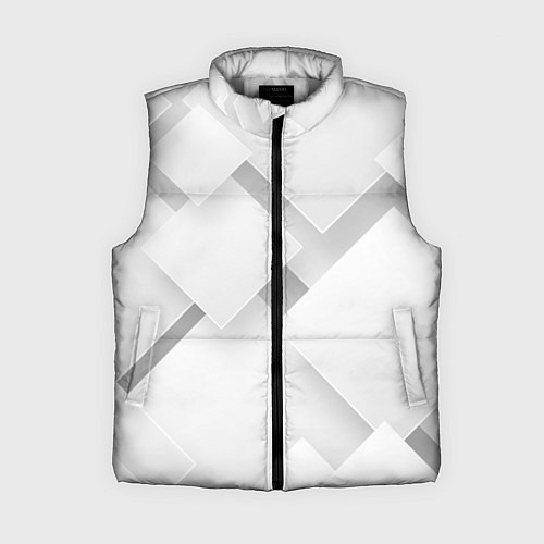 Женский жилет Геометрическая Абстракция / 3D-Светло-серый – фото 1