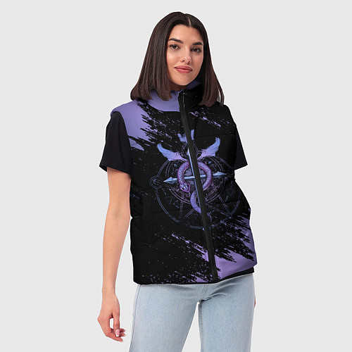 Женский жилет Стальной алхимик / 3D-Черный – фото 3