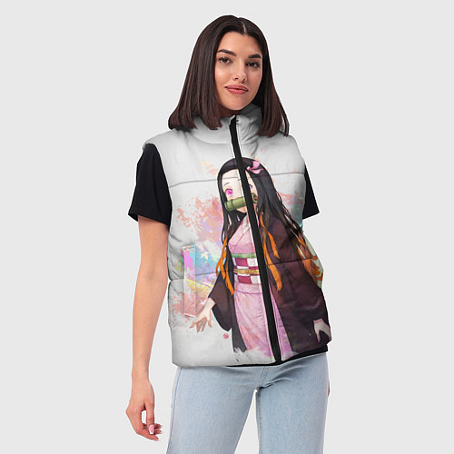 Женский жилет KIMETSU NO YAIBA / 3D-Черный – фото 3