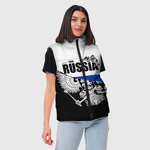 Женский жилет Russia / 3D-Красный – фото 3