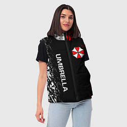 Женский жилет RESIDENT EVIL UMBRELLA, цвет: 3D-черный — фото 2