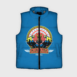 Женский жилет MY HERO ACADEMIA руки базуки, цвет: 3D-светло-серый