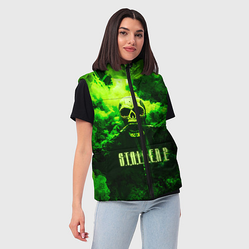 Женский жилет Сталкер / 3D-Красный – фото 3
