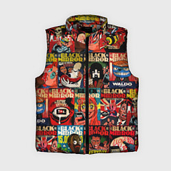 Женский жилет ЧЕРНОЕ ЗЕРКАЛО, цвет: 3D-светло-серый