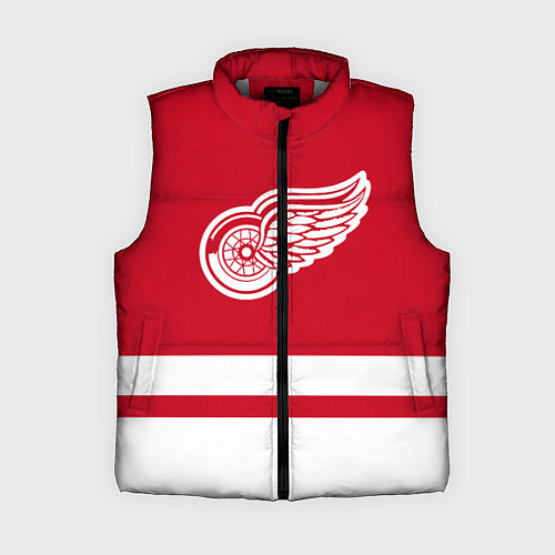 Женский жилет Детройт Ред Уингз / 3D-Светло-серый – фото 1