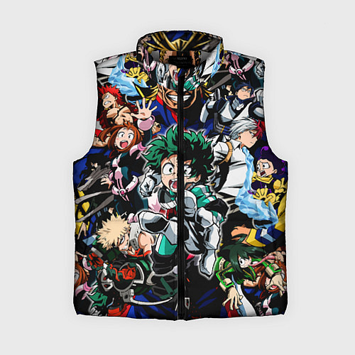 Женский жилет Моя геройская академия / 3D-Светло-серый – фото 1